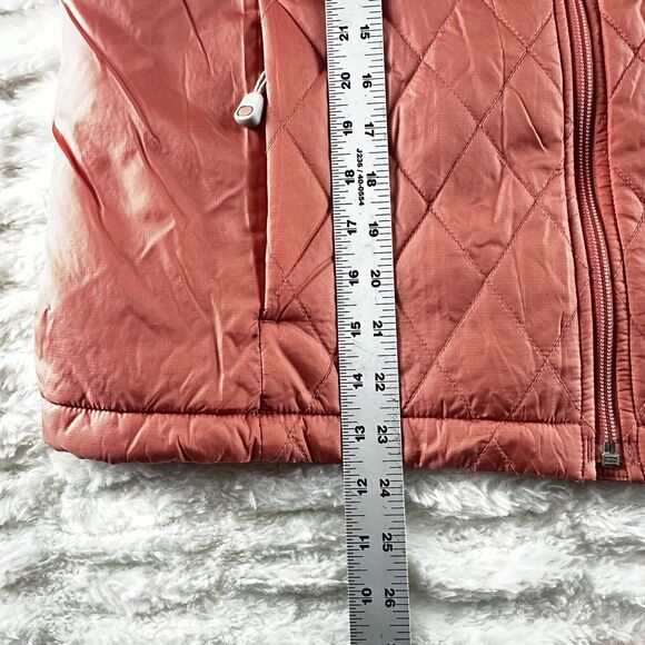 LL‎ Bean Women’s Puffer Vest Pink Size Large Zip Up With Pockets - Picture 6 of 8